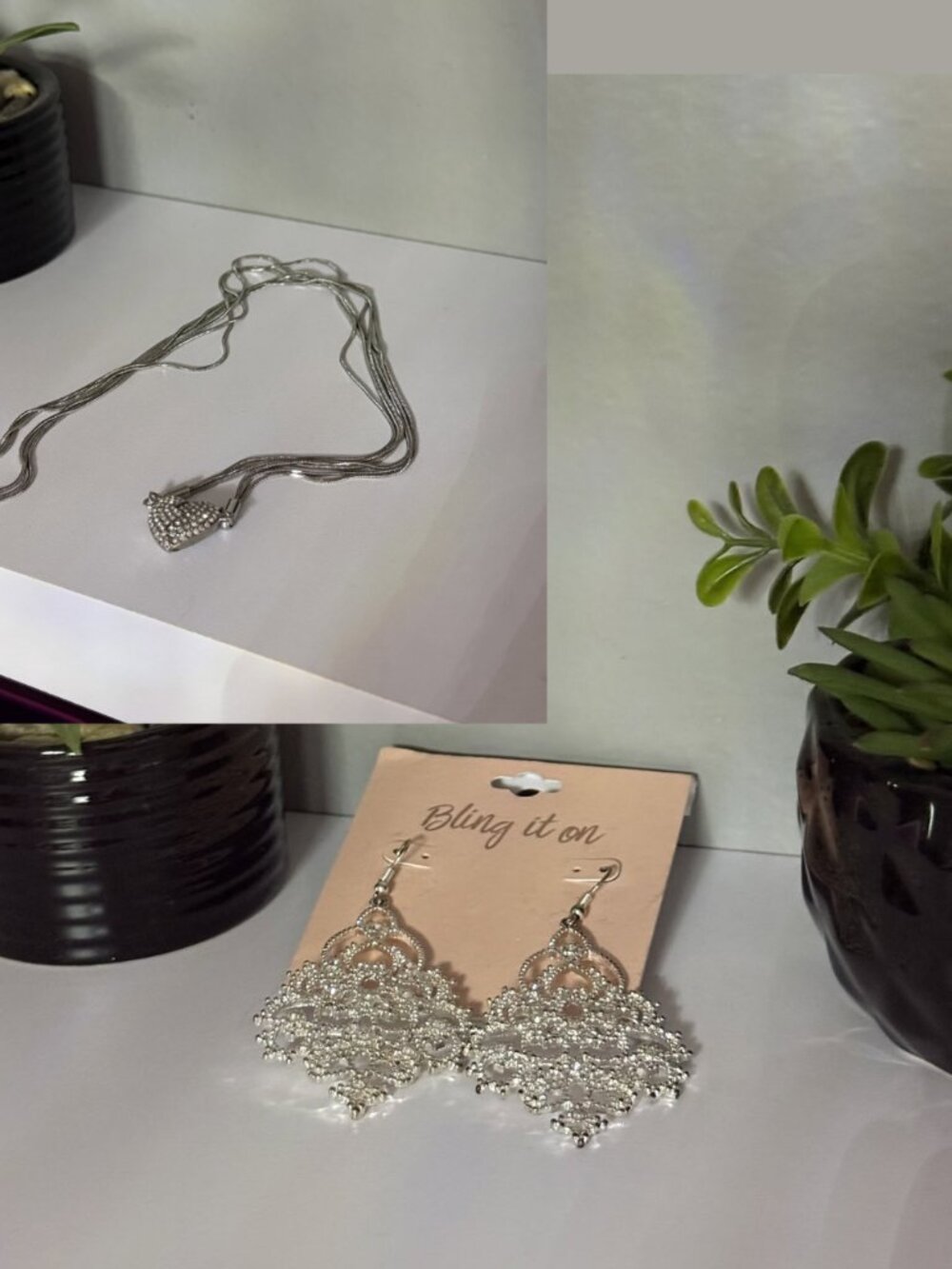 Paparazzi Earrings & Necklace Bundle